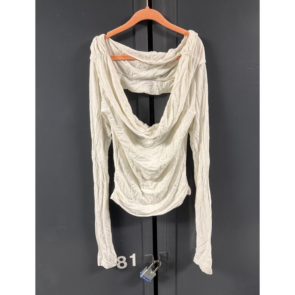 Tiger Mist Off Shoulder White Cutout- Small